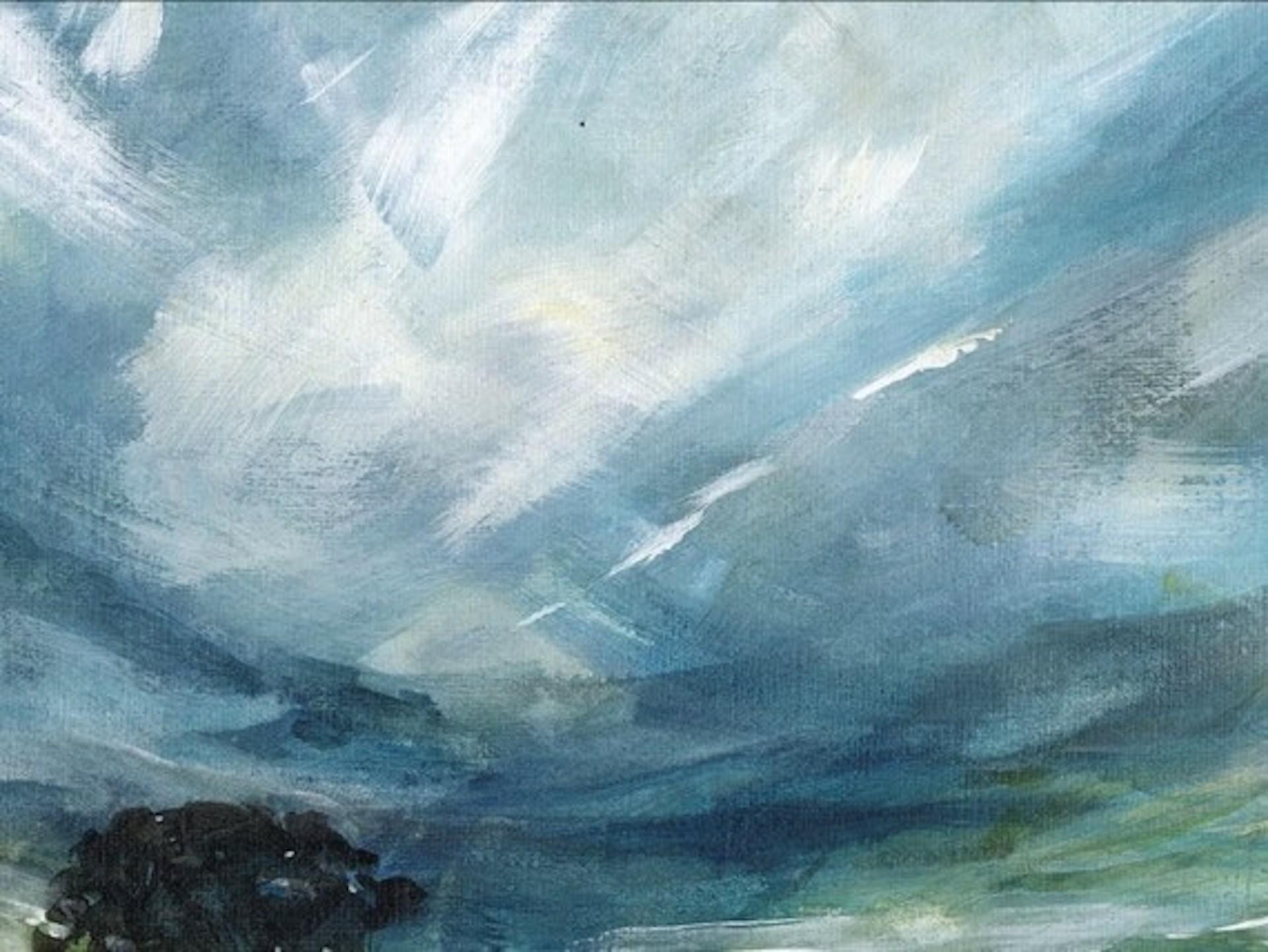 Adele Riley, Changing Clouds, Original Landscape Art, Contemporary Art For Sale 4