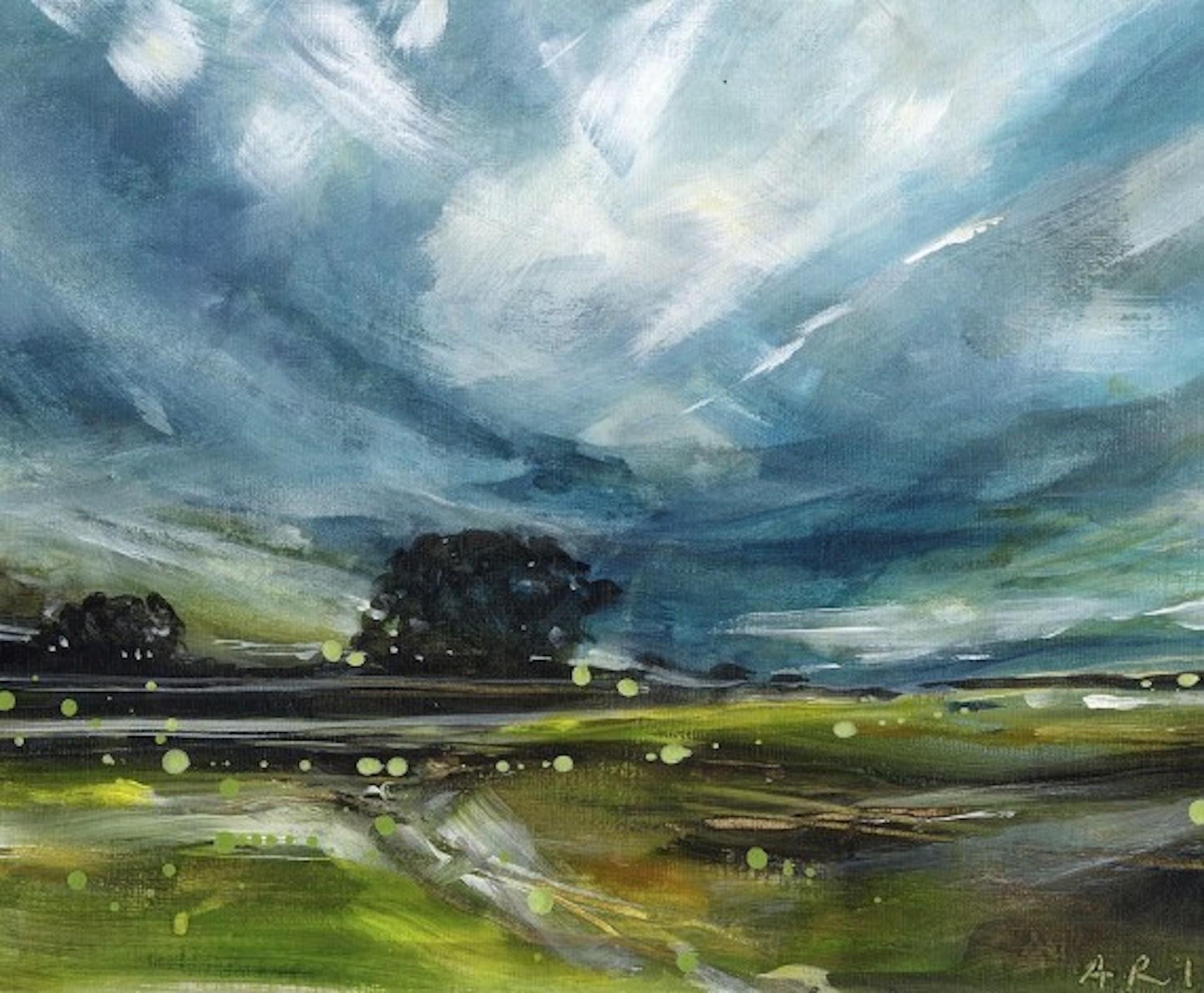 Adele Riley, Changing Clouds, Original Landscape Art, Contemporary Art