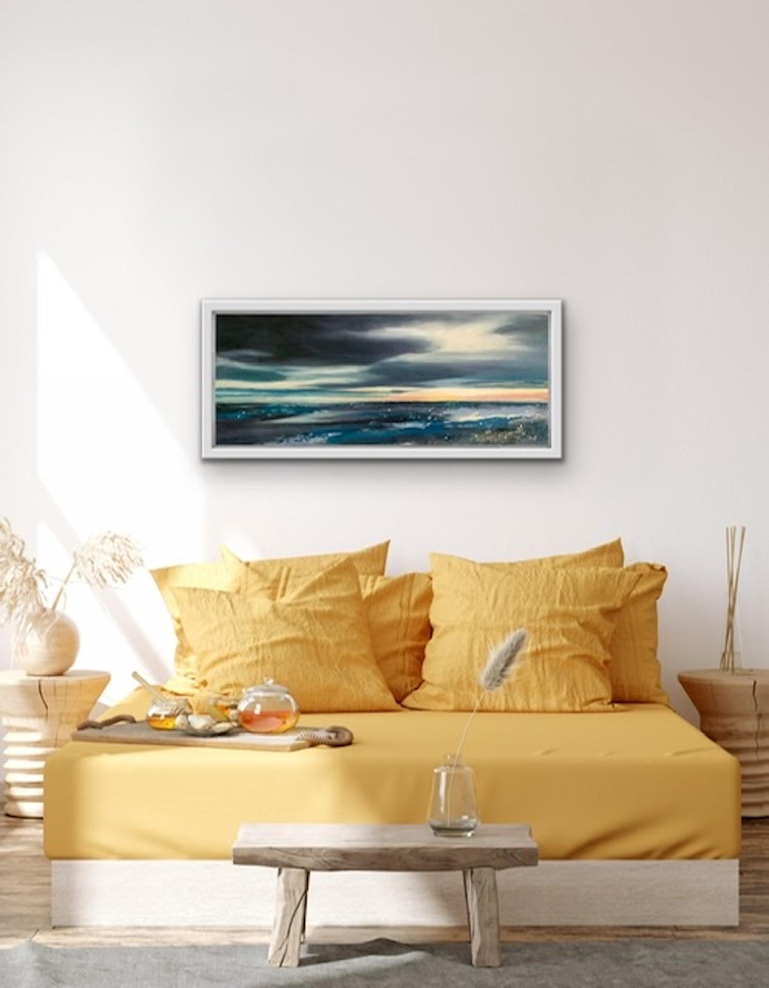 Adele Riley, Changing Tide, Affordable Art, Seascape Painting, Original Art en vente 5