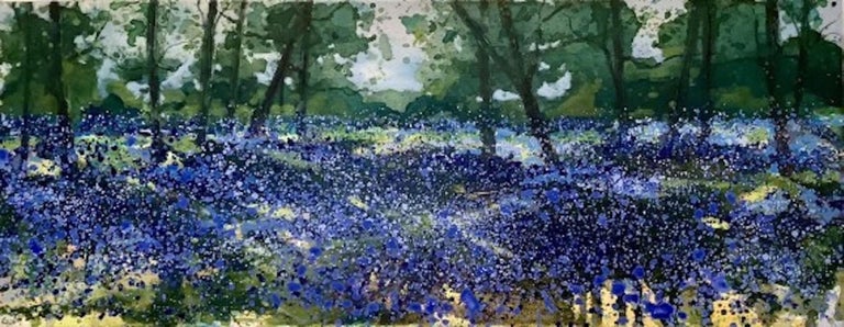 Adele Riley - Adele Riley, Dusk in Bluebell Woods, Contemporary ...
