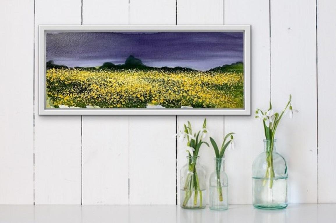 Adele Riley, Fields of Gold, Original Landscape Painting, Affordable Art For Sale 5