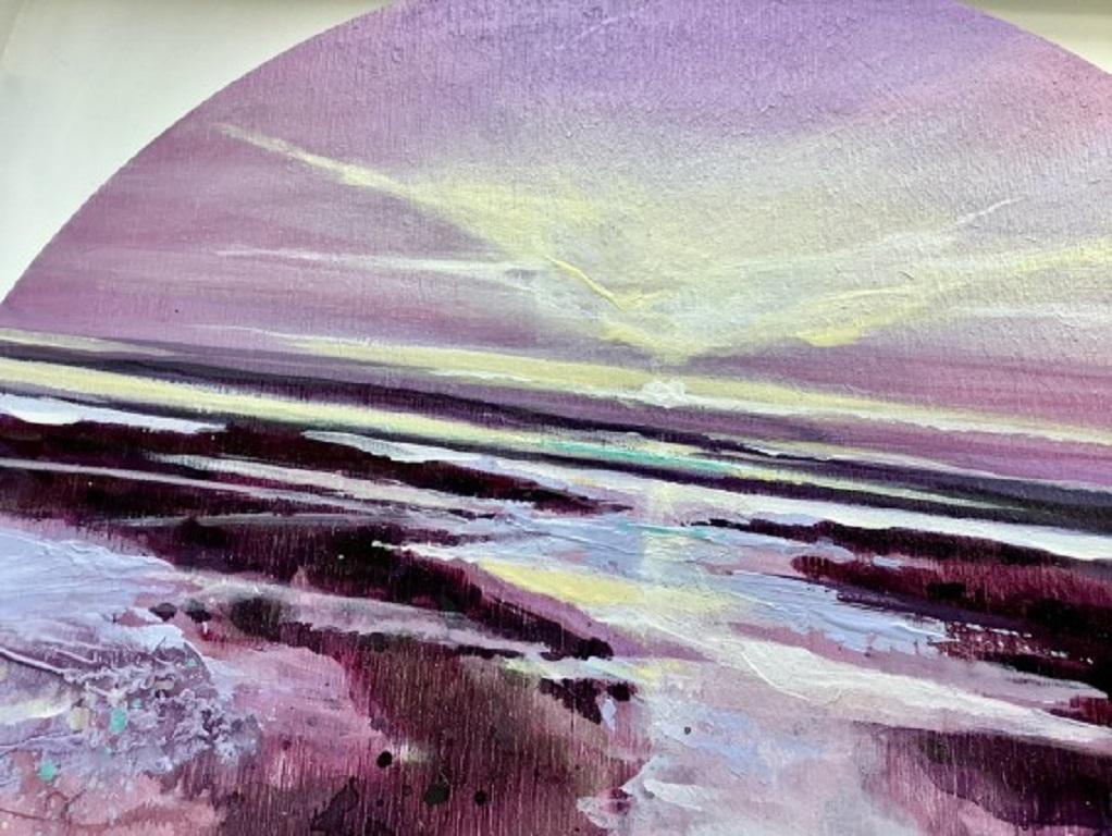 Adele Riley, Horizons Glow, Original seascape painting For Sale 5