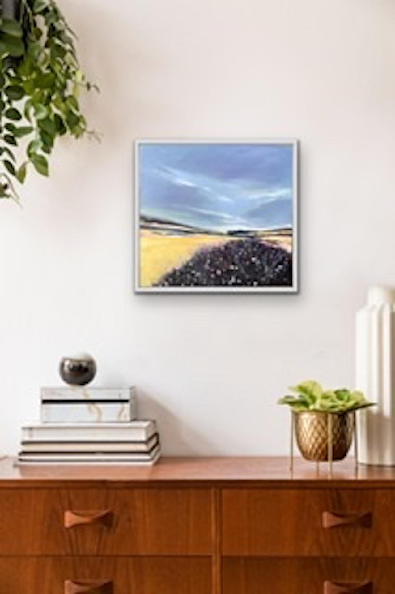 I Can Hear the Sea, paysage marin impressionniste contemporain original d'Adele Riley  en vente 1