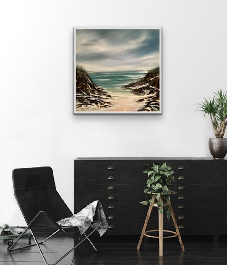 Adele Riley - Adele Riley, Sea Mist, Seascape Art, Original Painting ...