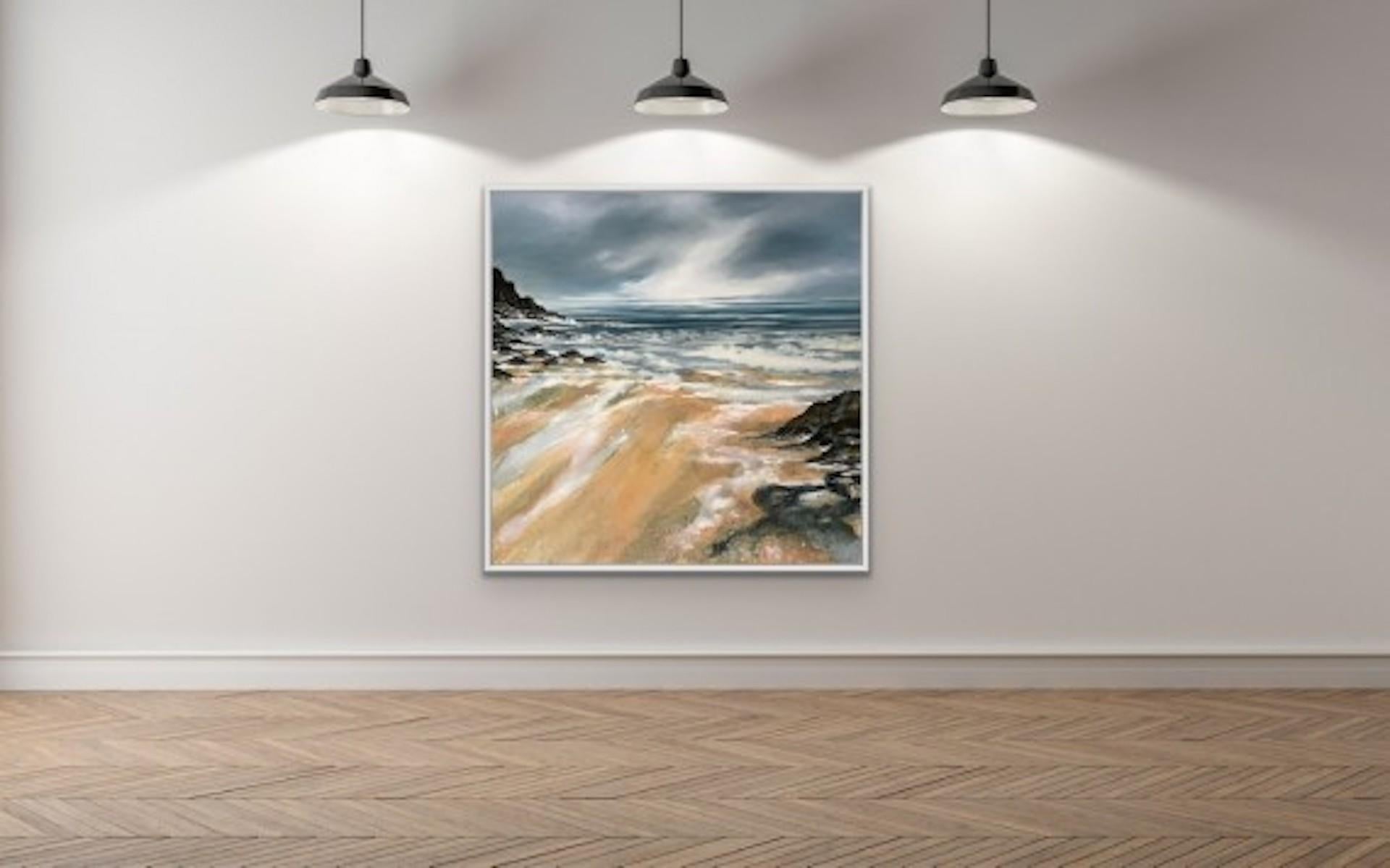 Adele Riley, The Secret Cove, Original Coastal Art, Affordable Art For Sale 2