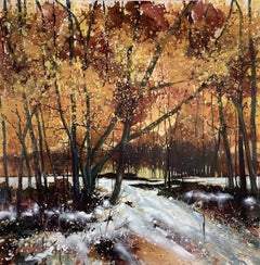 Adele Riley, Tumbling Brook, Contemporary Landscape Painting, Affordable Art