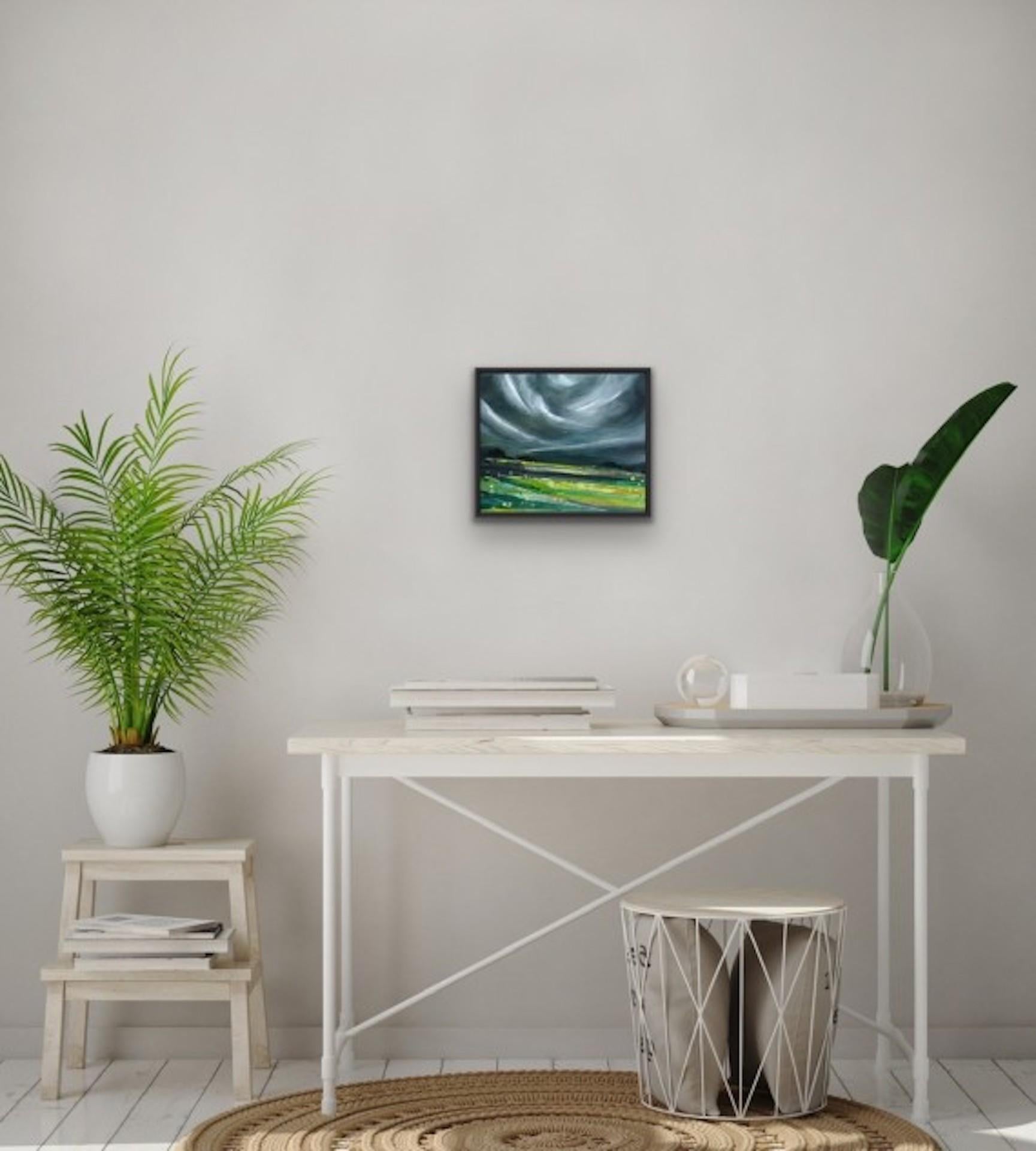 Adele Riley, Walking in the Storm, Contemporary Landscape Art, Affordable Art 3