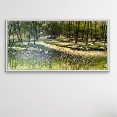 Adele Riley, Wildflower Path, Original landscape painting