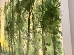 Adele Riley, Wildflower Wood, Contemporary Art, Affordable Original Painting
