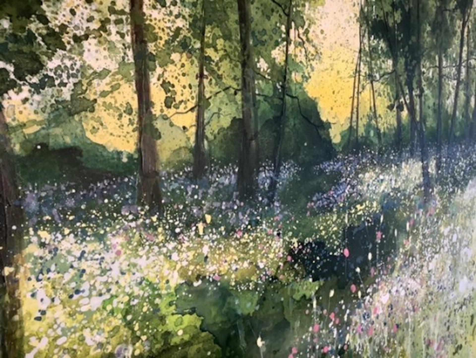Adele Riley, Bois de Wildflower, Art contemporain, Peinture d'origine abordable en vente 2
