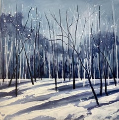 Adele Riley, Winters Blanket 1, contemporary Landscape Art, Affordable Art