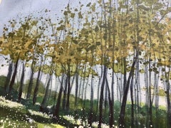 Adele Riley, Within The Wild Garlic, Original Landscape Painting, Affordable Art