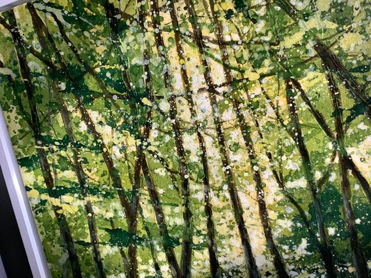 Peinture d'origineapple Earth d'Adele Riley, art contemporain, art des bois en vente 3