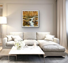 Off The Beaten Track, Contemporary Impressionist Style Painting, Landscape Art