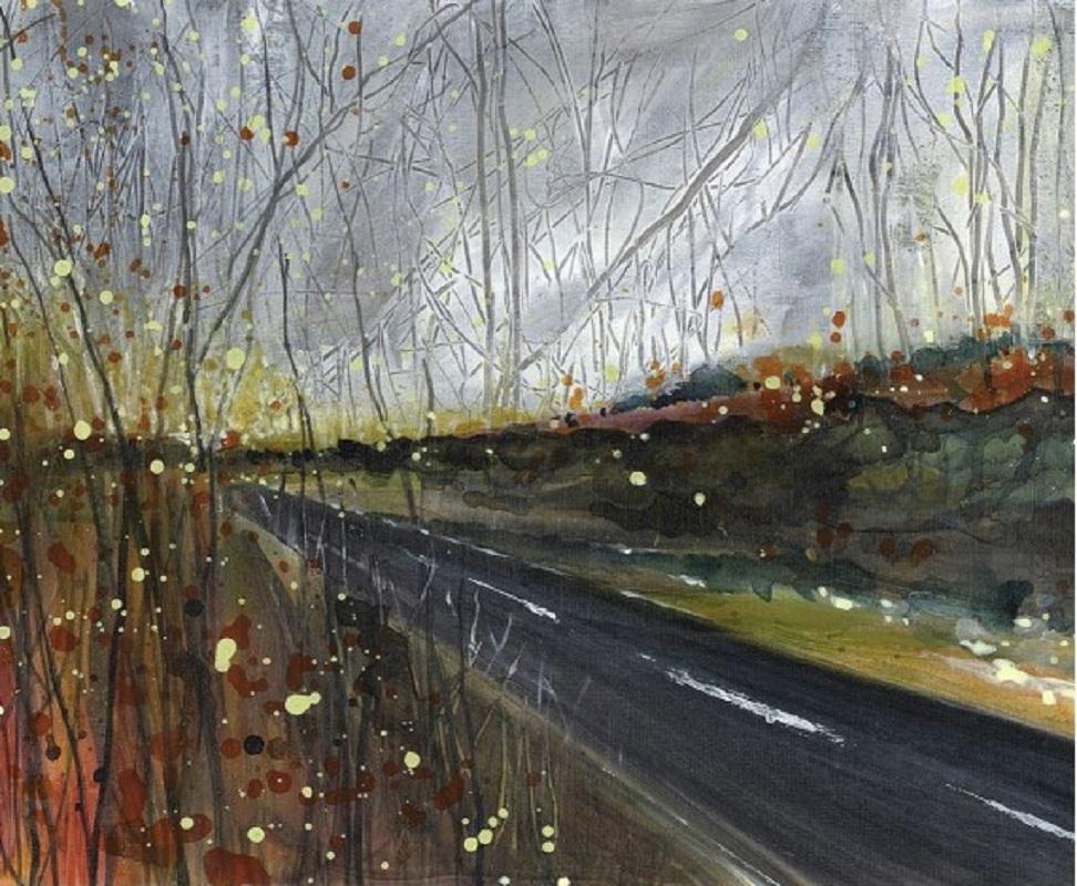Adele Riley Landscape Painting - The Way Home 