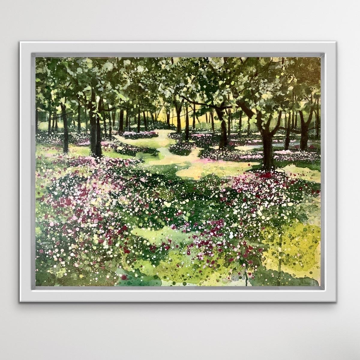Woodlands Treasures, Impressionist Style Landscape Painting, Cotswolds Art For Sale 2