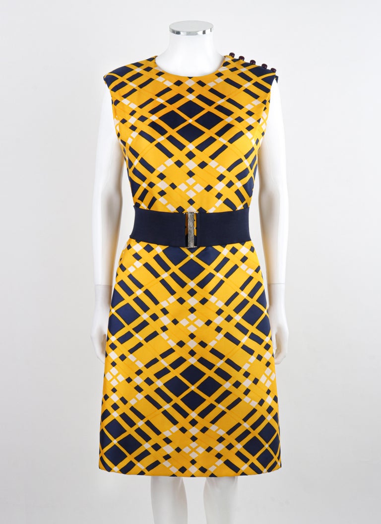 Adele Silver Stripe Belted Dress Adele Silver Stripe Belted Dress
