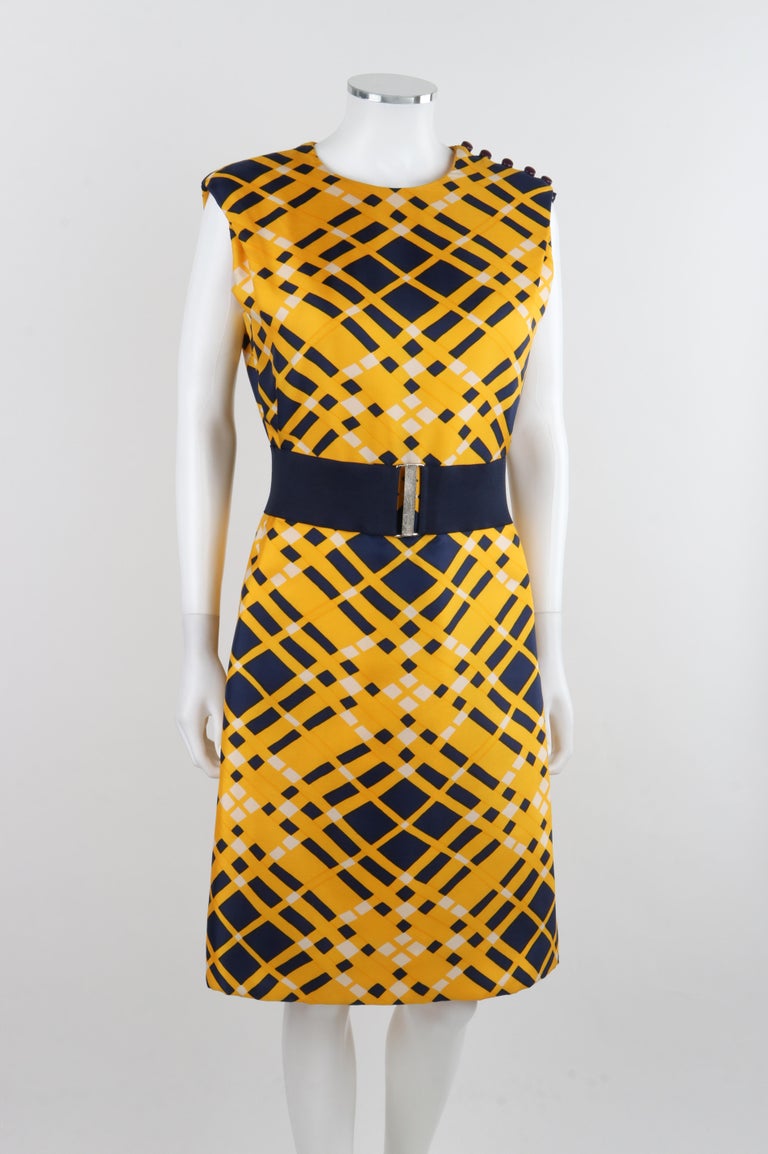 Adele Silver Stripe Belted Dress Adele Silver Stripe Belted Dress
