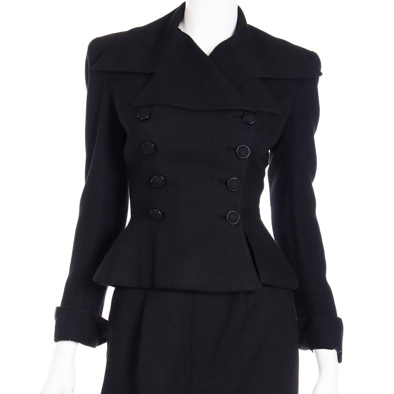 XL Adele Simpson 1980s Jacket and Skirt Set