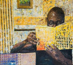 Detox - 21e siècle, Contemporain, Portrait figuratif, Impasto, Africain