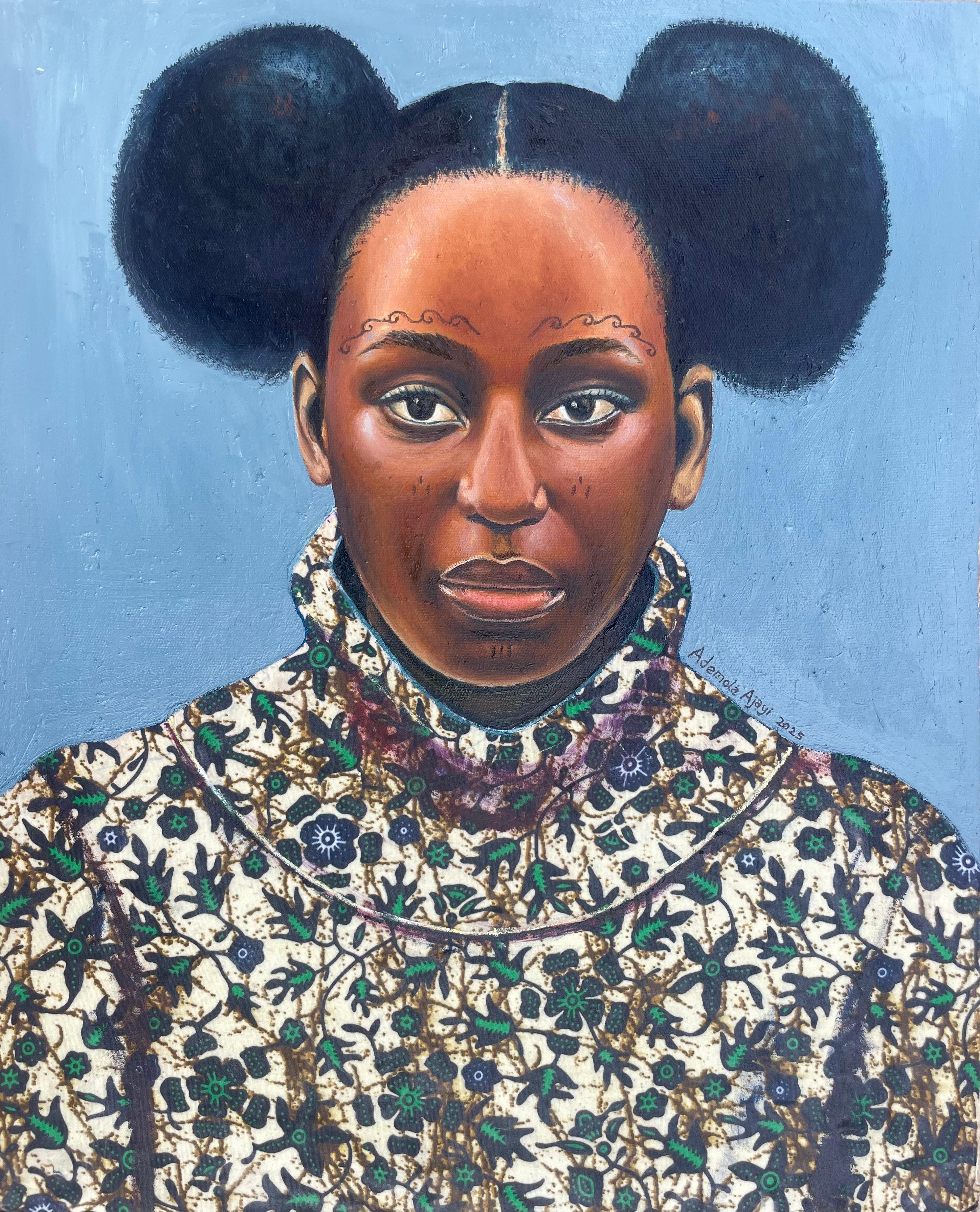 Innocence - 21. Jahrhundert, Zeitgenössisch, Porträt, Figurativ, Frauen, Afrika