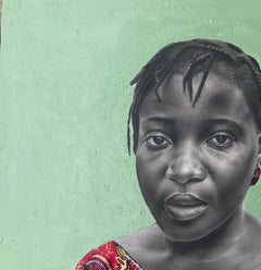 Iwalewa - 21st Century, Contemporary, Figurative Portrait, Africa Dress, Women