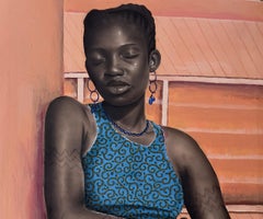 Peace Within - 21st Century, Contemporary, Figurative Portrait, Africa, Women