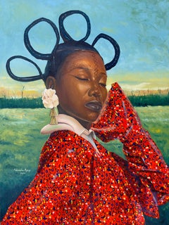 Solace of My Native Land - 21st Century, Contemporary, Figurative, Women, Africa