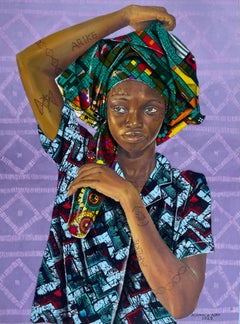 Testamento de Solidaridad - Siglo XXI, Contemporáneo, Retrato Figurativo, Mujer