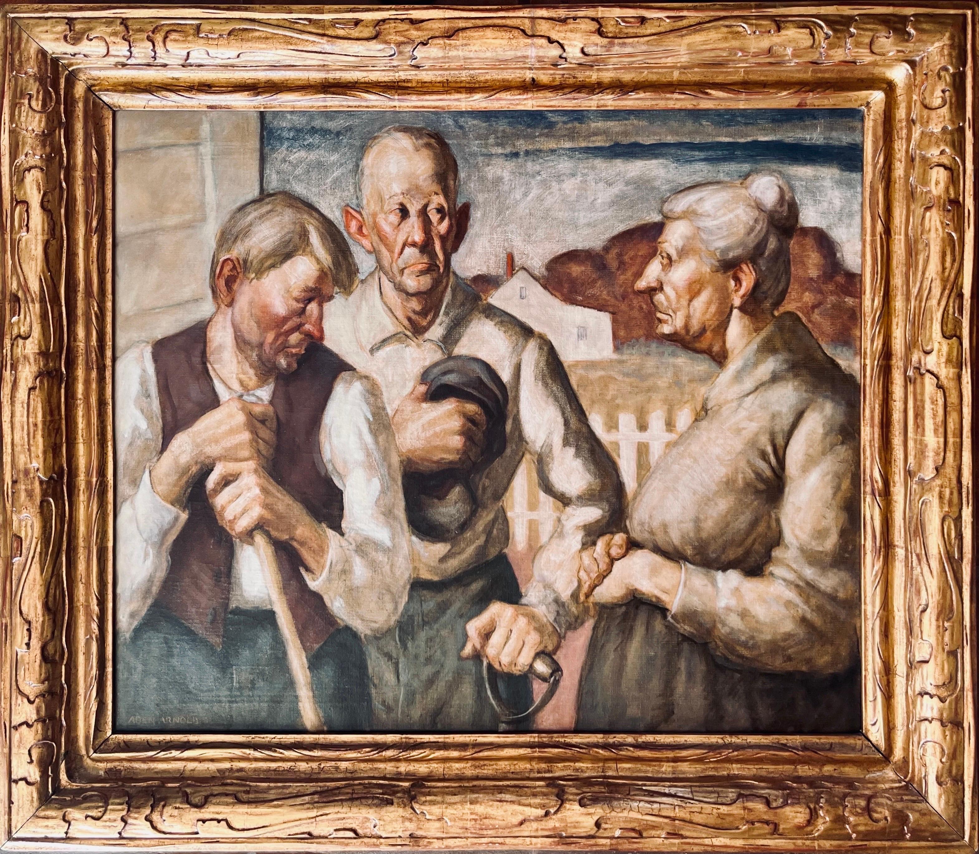 Conversation Piece - Painting by Aden Arnold