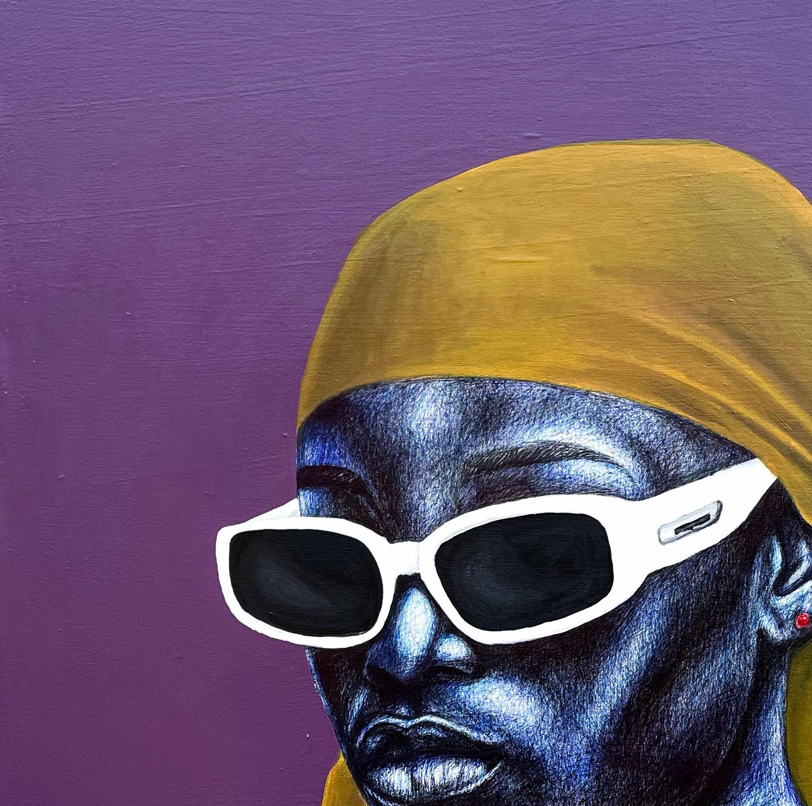 Esther, Dopo la morte di mia madre - Painting di Adeniyi Joshua Adetayo