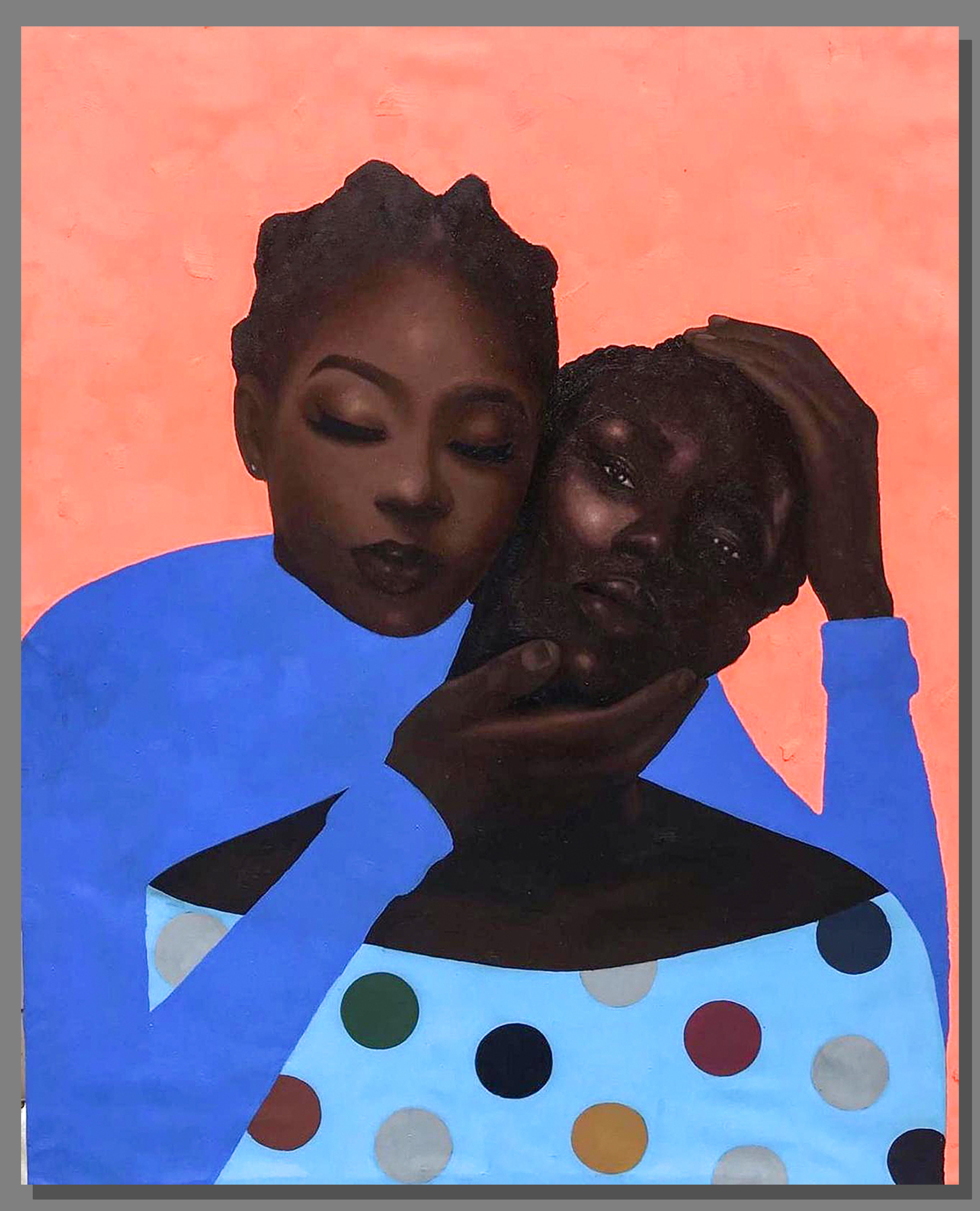 Aduke(Always a sister) - Painting by Adeogun Babatunde Joseph