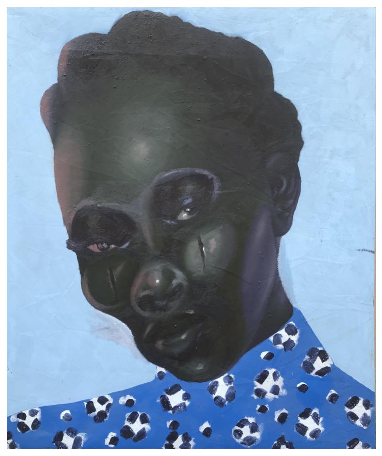 AGBEKE MI - Painting by Adeogun Babatunde Joseph