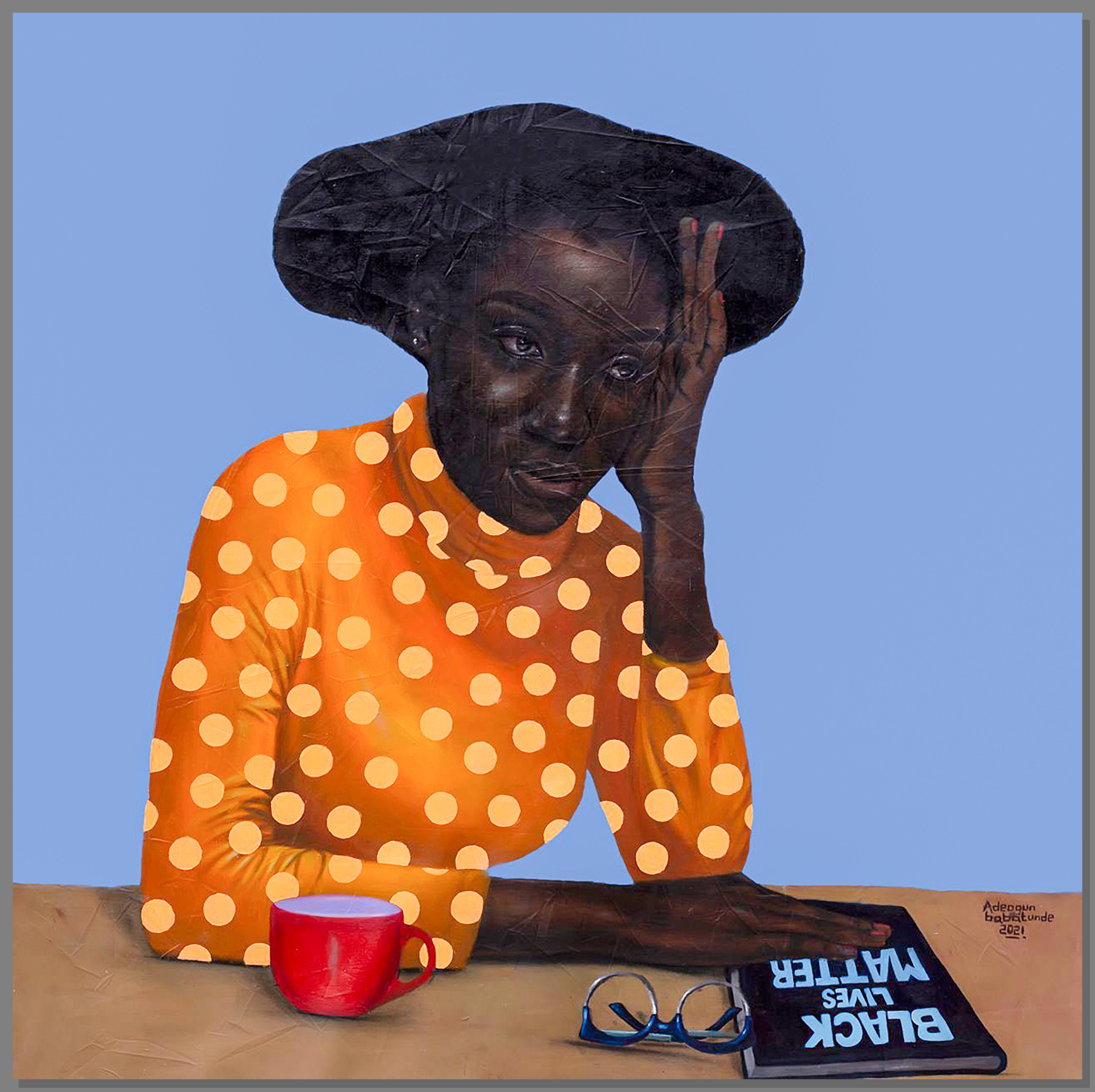 Black lives matter - Painting by Adeogun Babatunde Joseph