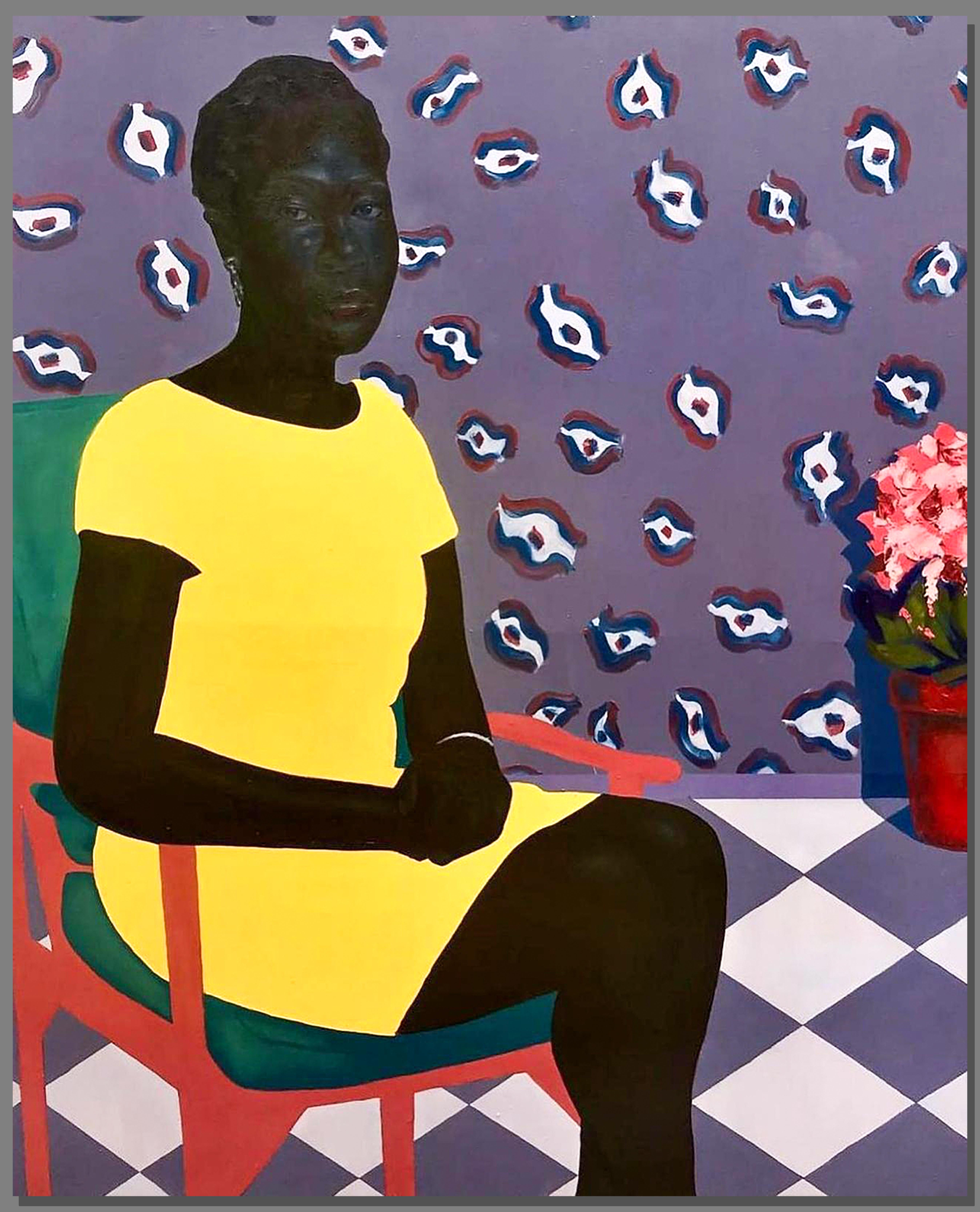 Sans titre - Painting de Adeogun Babatunde Joseph