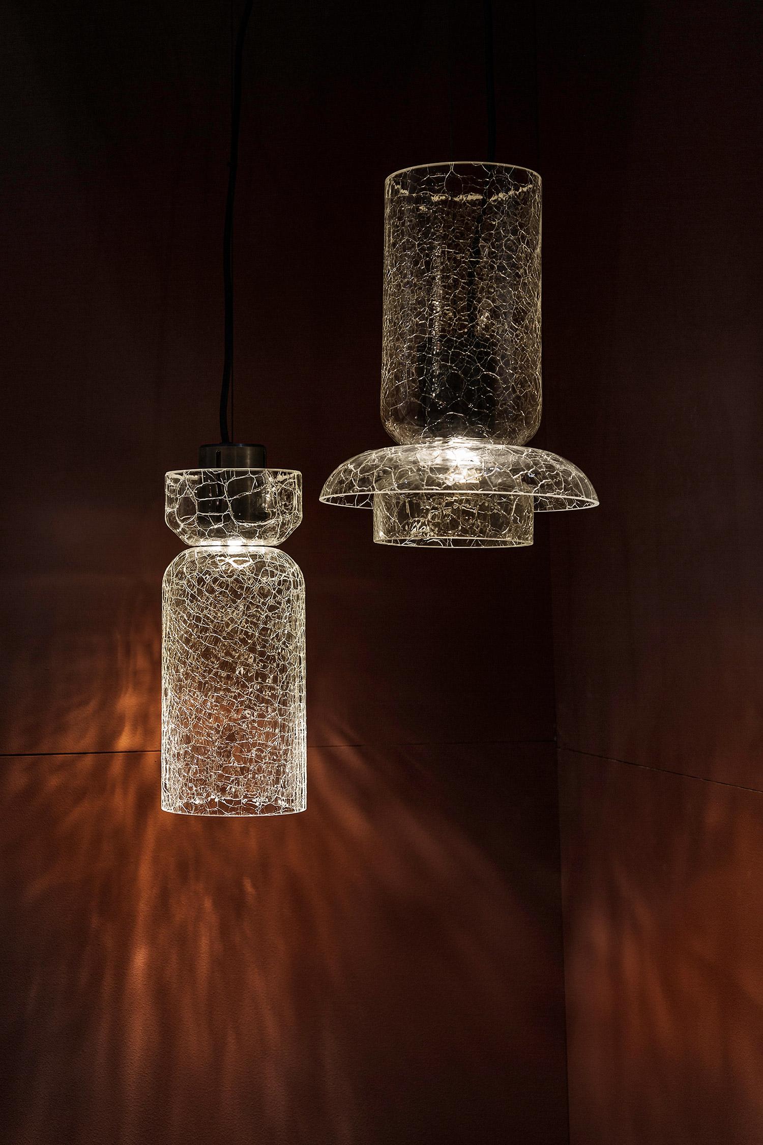 Modern ADesignStudio Crackle S3 Pendant Light For Sale