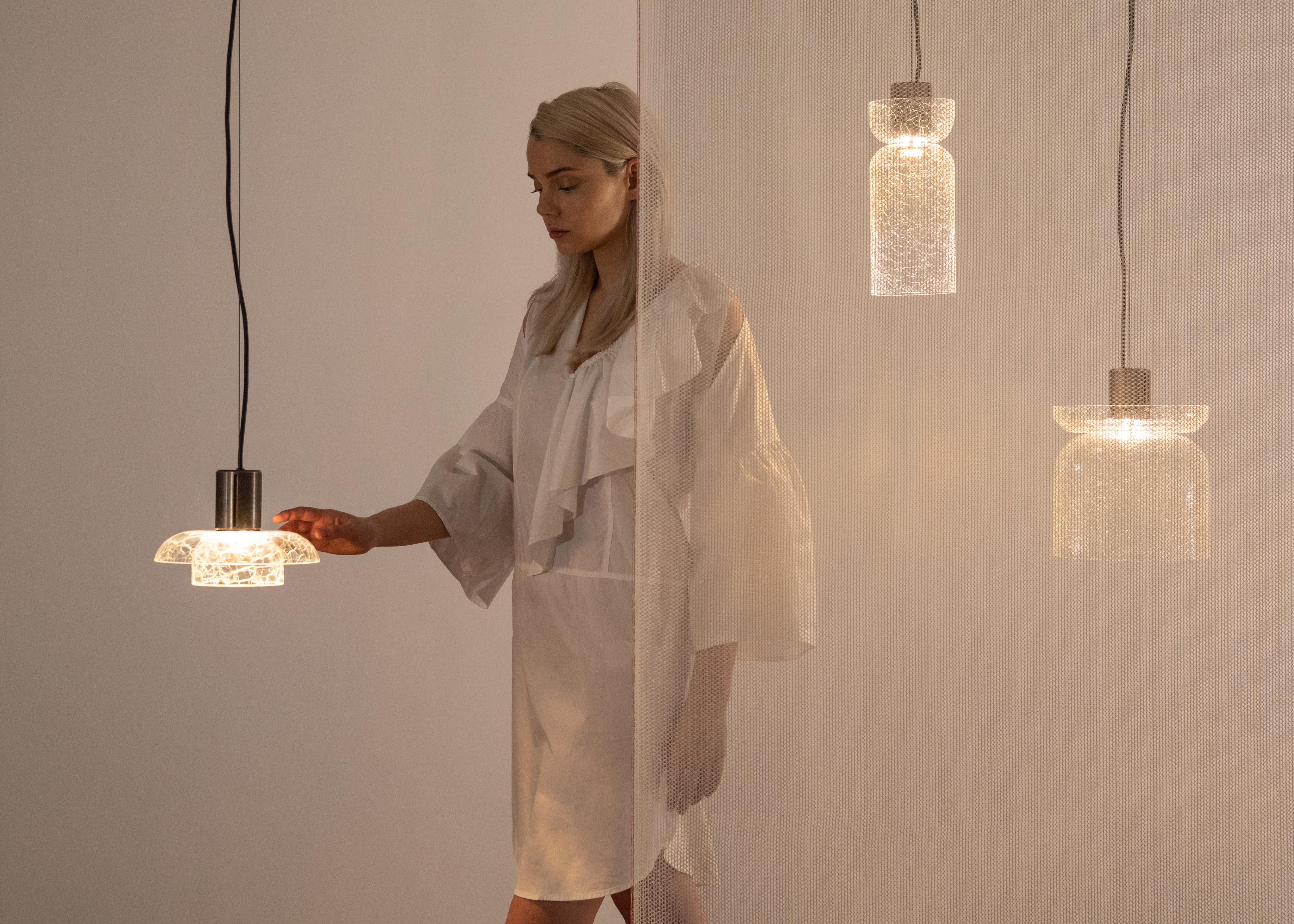 Modern ADesignStudio Crackle S5 Pendant Light For Sale