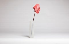 ADesignStudio Crackle V1 Vase Hand Blown Sculptural Recycled Glass