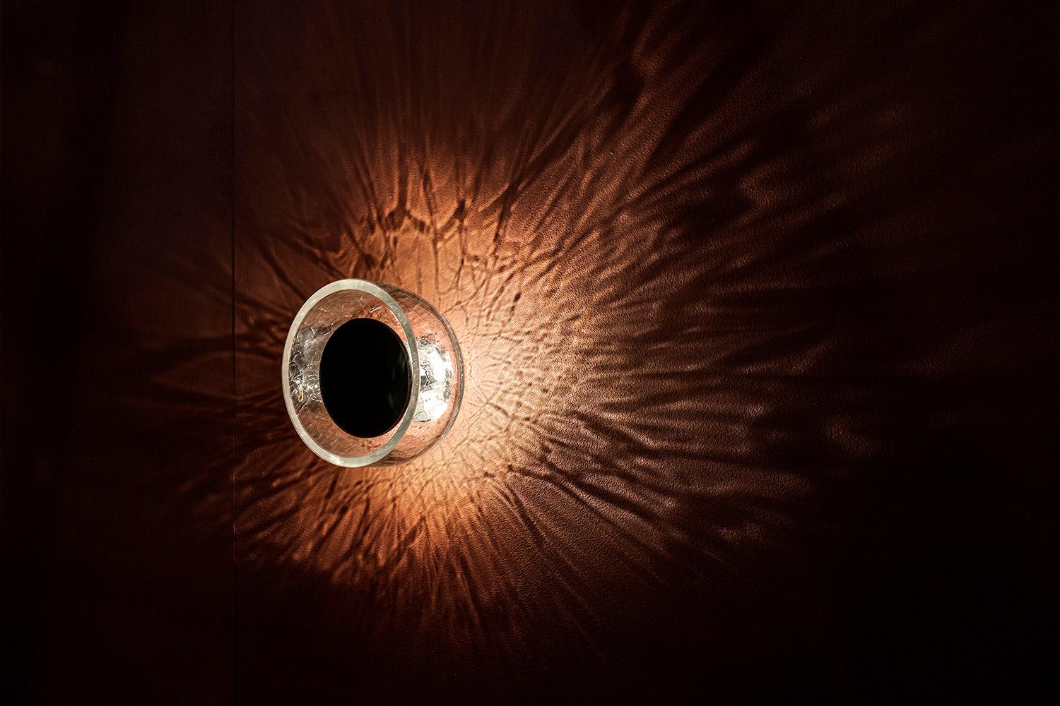Australian ADesignStudio Crackle W1 Wall Light For Sale