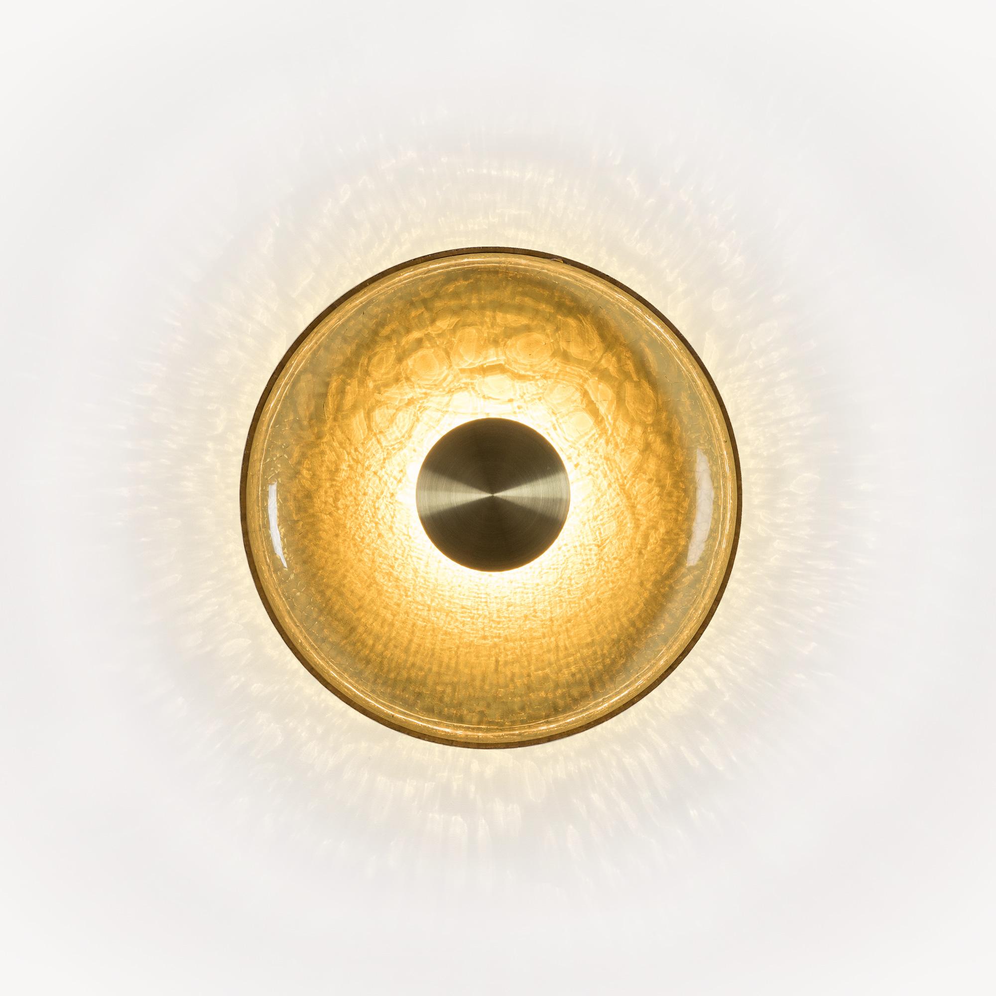 ADesignStudio Crackle W4 Wall Light In New Condition For Sale In Banksmeadow, NSW