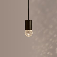 ADesignStudio Eon Sans Mini Pendant Light Spherical Crackle Glass Ambient Glow