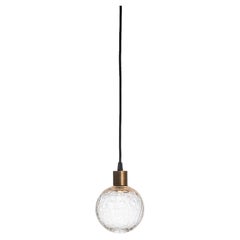 ADesignStudio Eon Sans S0 Lámpara Colgante Esférica de Cristal Craquelado c. Resplandor ambiental