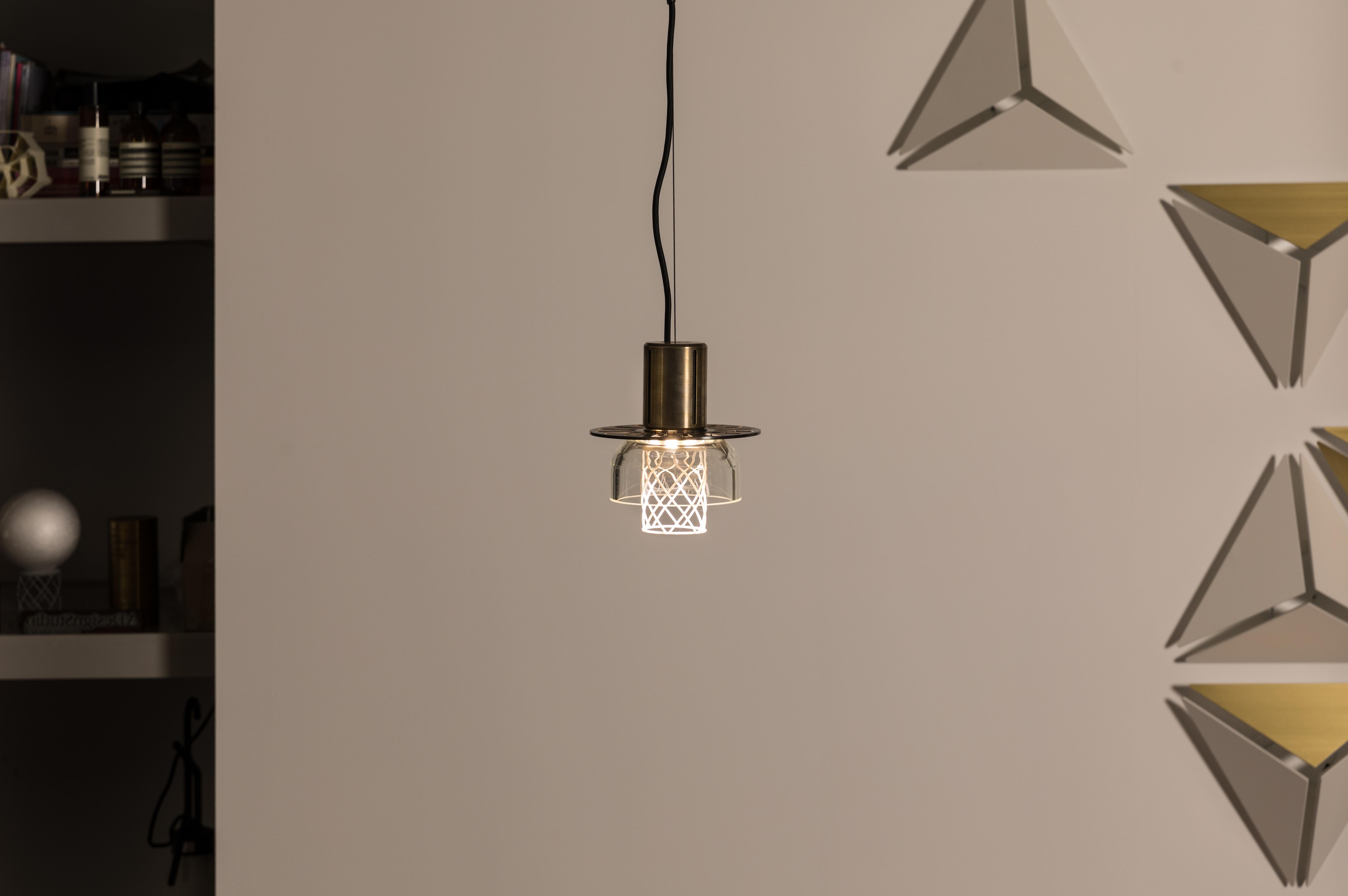 Australian ADesignStudio Greenway S1 Pendant Light Nautical Form with Acrylic Diffuser For Sale