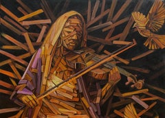 Melodías entre fragmentos -Siglo XXI Contemporáneo, Figurativo, África, Música
