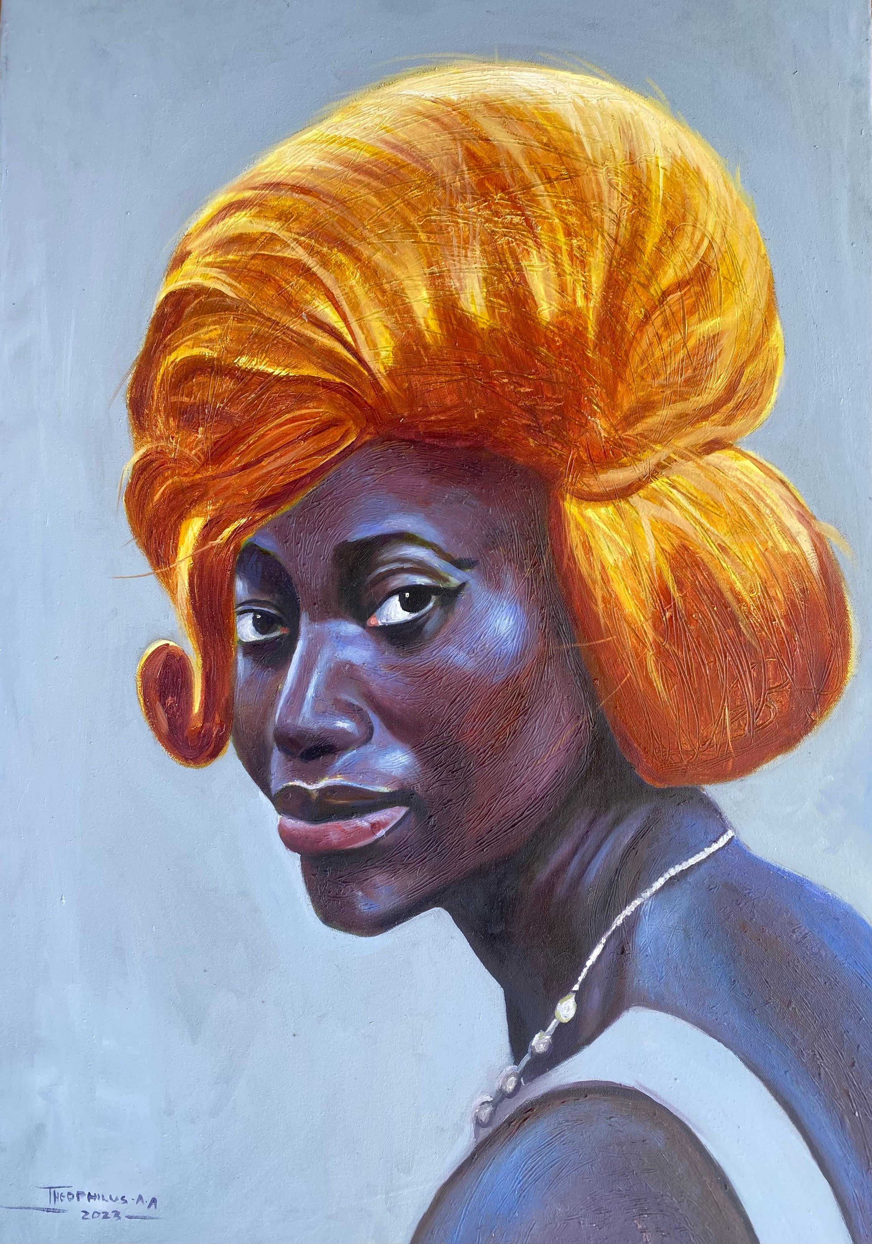 Adewuyi Theophilus Portrait Painting – Freiheit