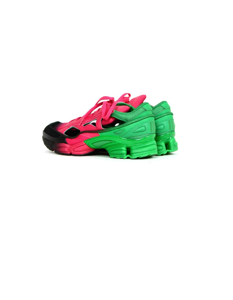 Adidas by Raf Simons Pink/Green/Black Ozweego Replicant Cut Out ...