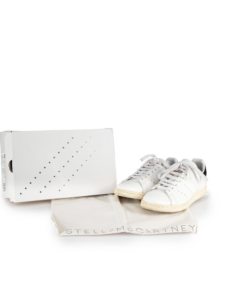 Adidas by Stella McCartney White Stan Smith Low Trainers Size UK 5.5 For  Sale at 1stDibs