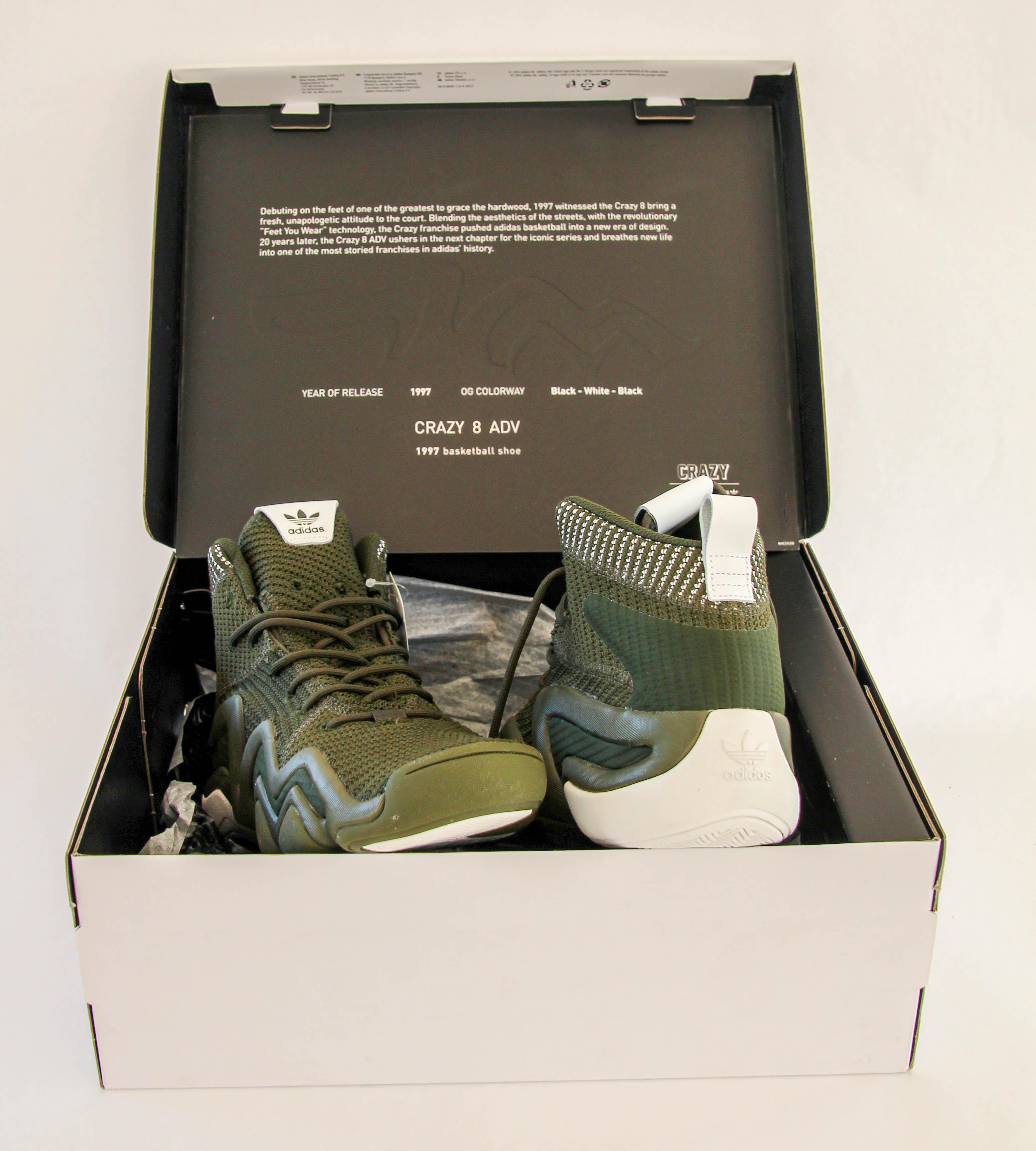 Adidas Crazy 8 Adv 1997 Basketball Shoes Size US 9 EU 42 For Sale 5
