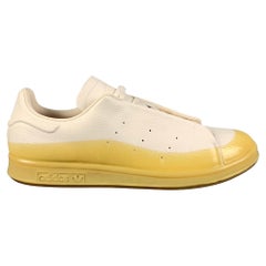 ADIDAS IVY PARK x STAN SMITH Size 10 White Beige Faux Leather Low Top Sneakers