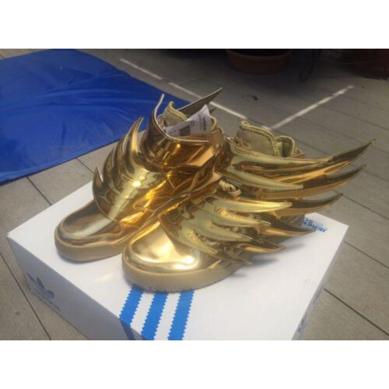 Adidas Jeremy Scott Wings 3.0 Metallic Gold Batman Shoes SZ 4 100% Authentic For Sale 8